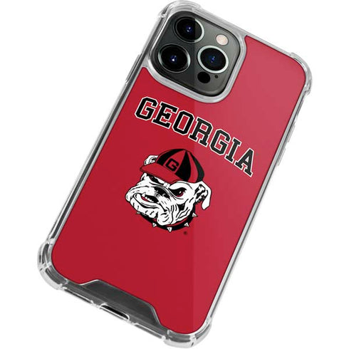 University of Georgia Bulldogs Logo iPhone 15 Pro Max Clear Case